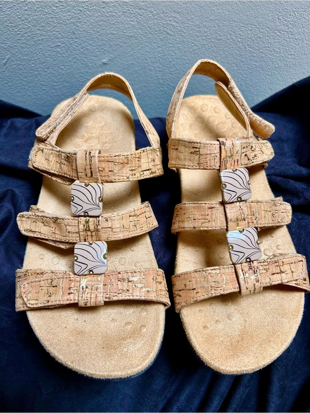 Vionic Amber Sandal Tan Cork size 6W